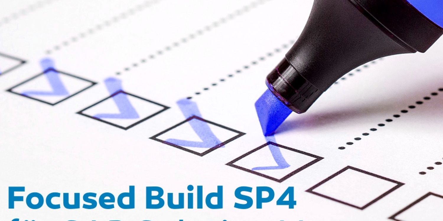 Focused Build SP4 für SAP Solution Manager