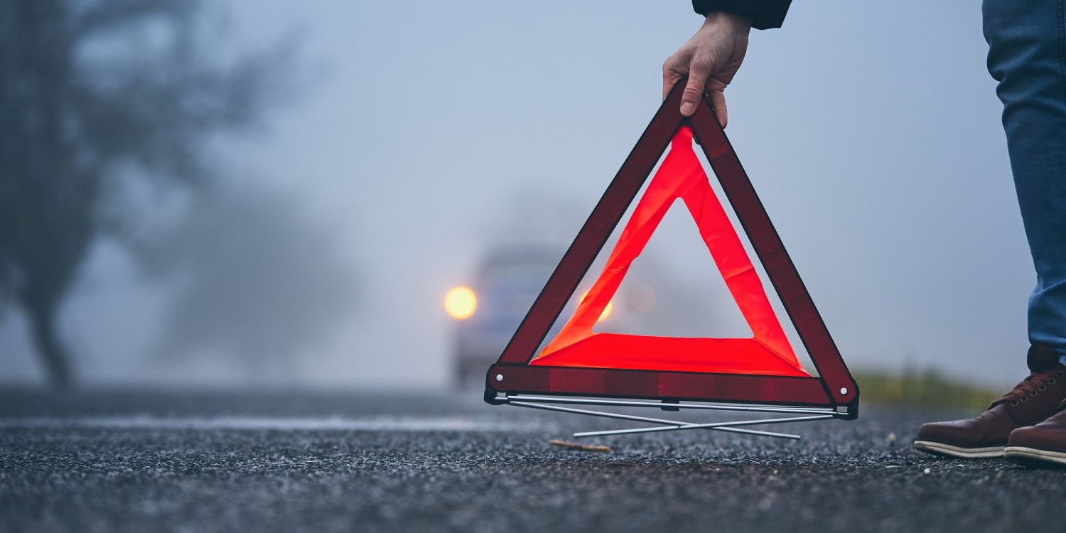 Traffic problem in thick fog