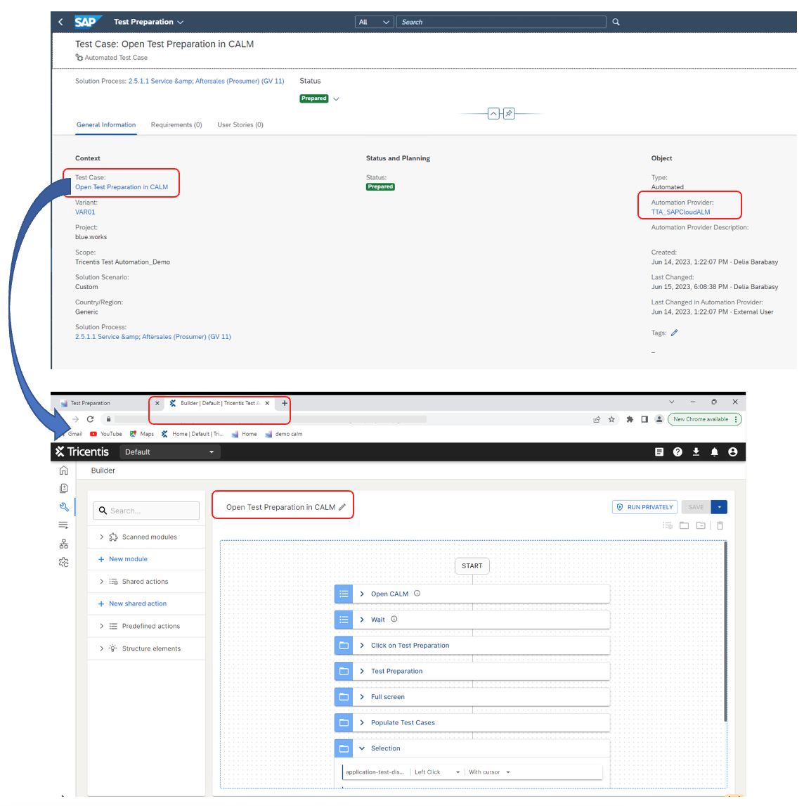 image-7 › blue.works Tricentis Test Automation von SAP Cloud ALM