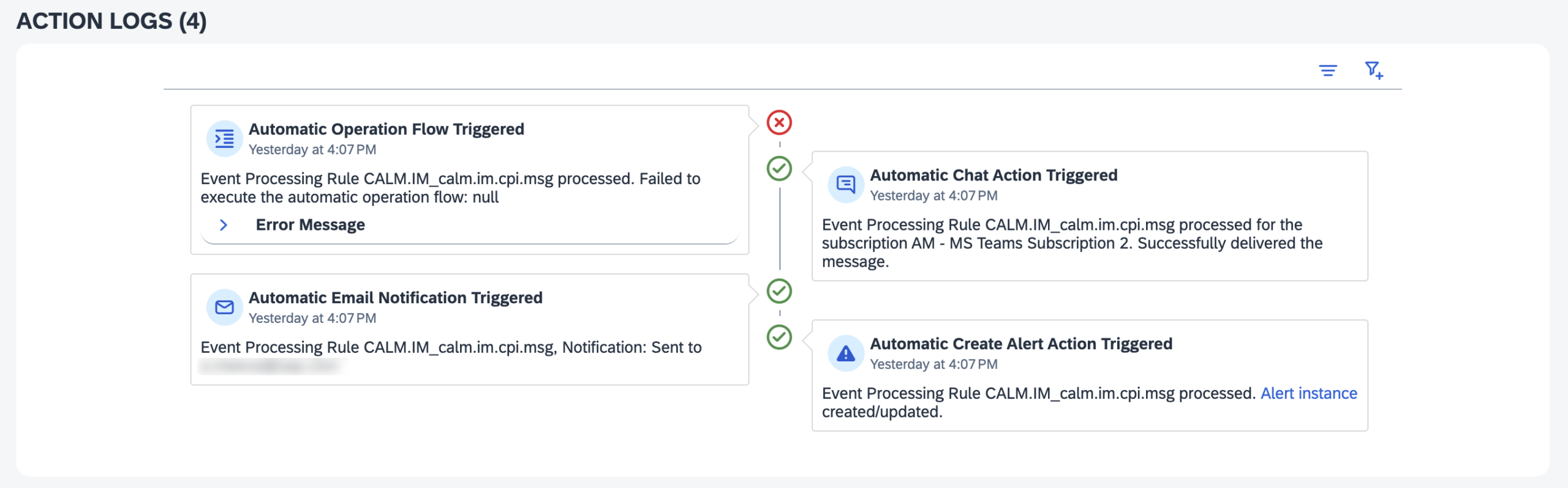 Improved Event Visibility and Troubleshooting → blue.works Improved Event Visibility and Troubleshooting