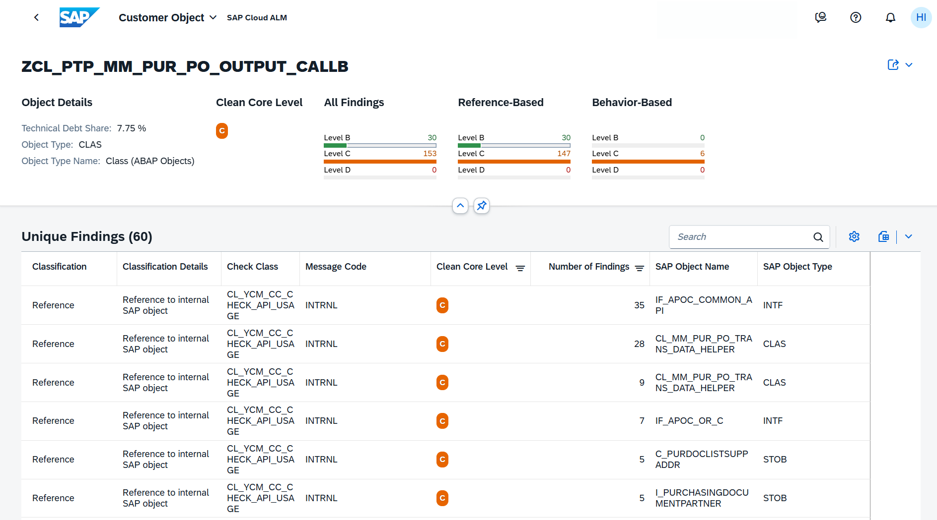 New Unique Findings View for ATC Analysis in Customer Objects → blue.works New Unique Findings View for ATC Analysis in Customer Objects